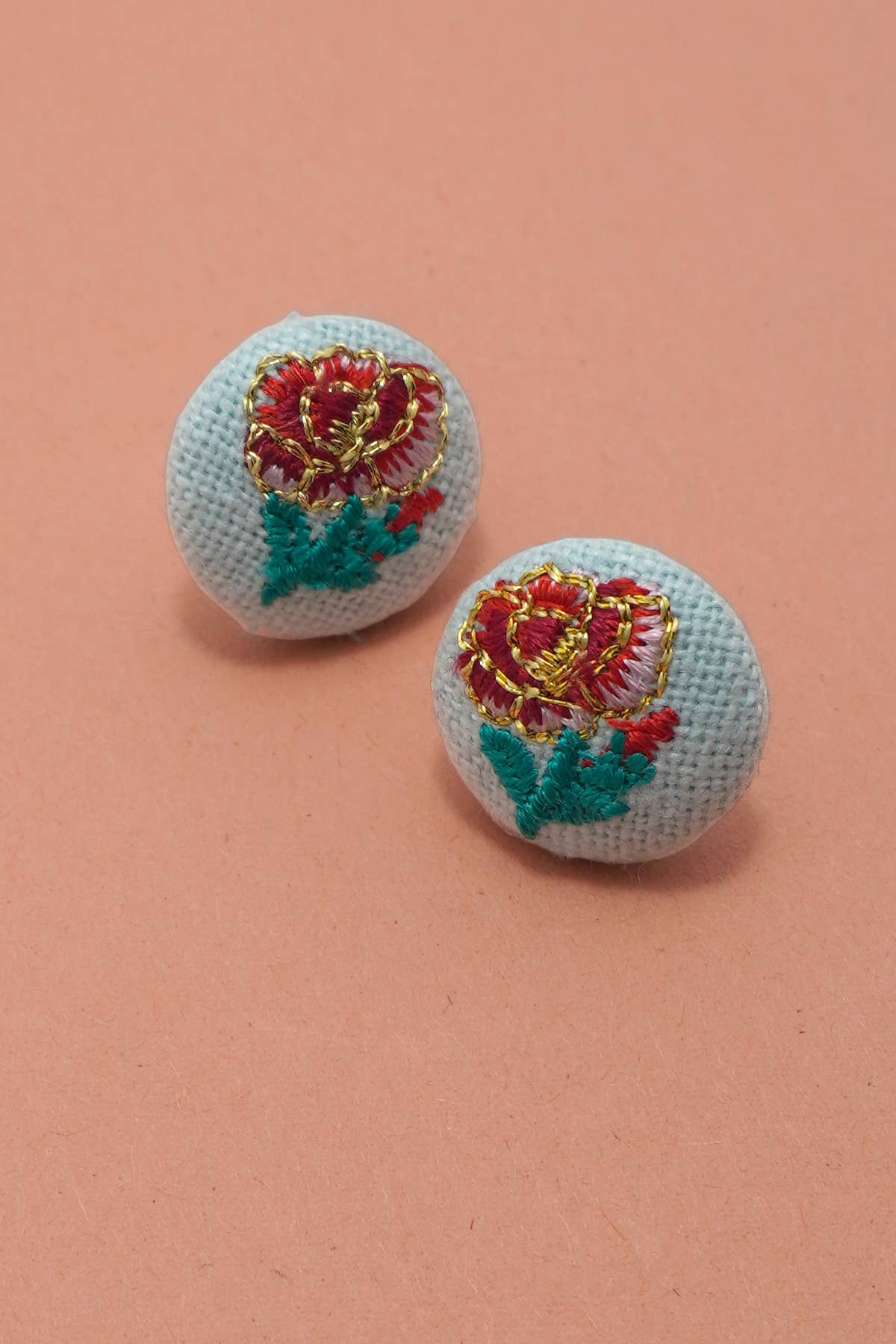 
                  
                    Floral Embroidery Studs
                  
                