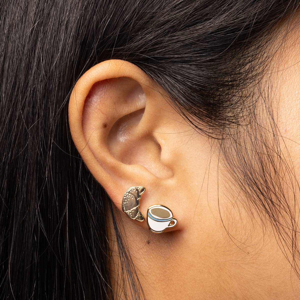 
                  
                    Croissant & Coffee Earrings by Yellow Owl
                  
                