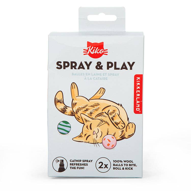
                  
                    Spray & Play Catnip Wool Balls by Kiko
                  
                
