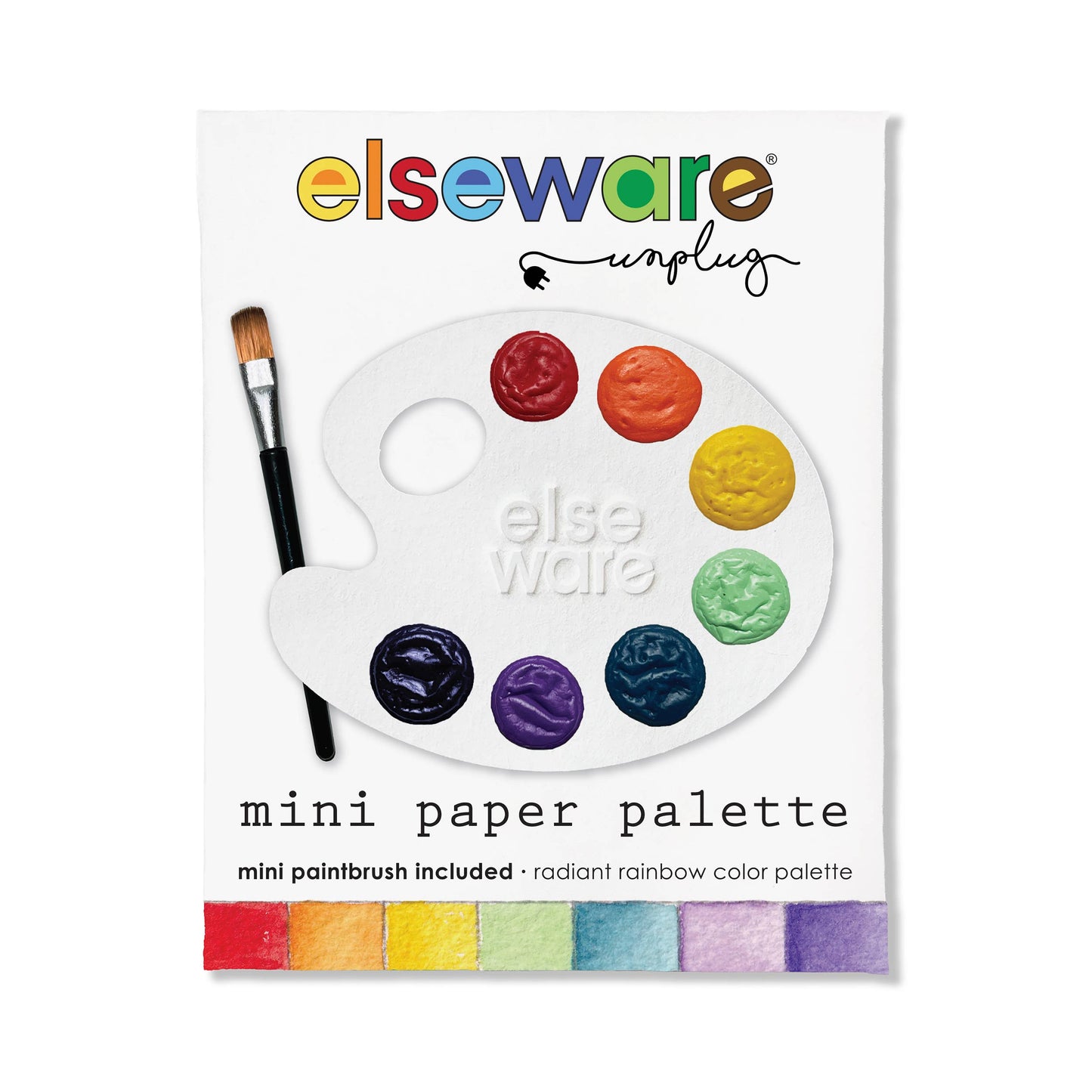 
                  
                    Mini Watercolor Paper Palettes - 5 pack + Mini Paintbrushes
                  
                