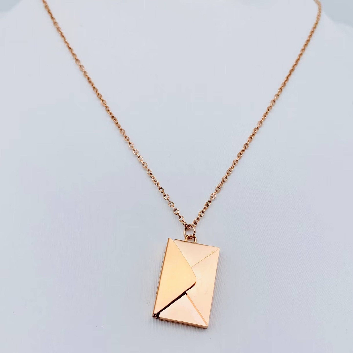 
                  
                    "I Love You" Keepsake Envelope Necklace
                  
                