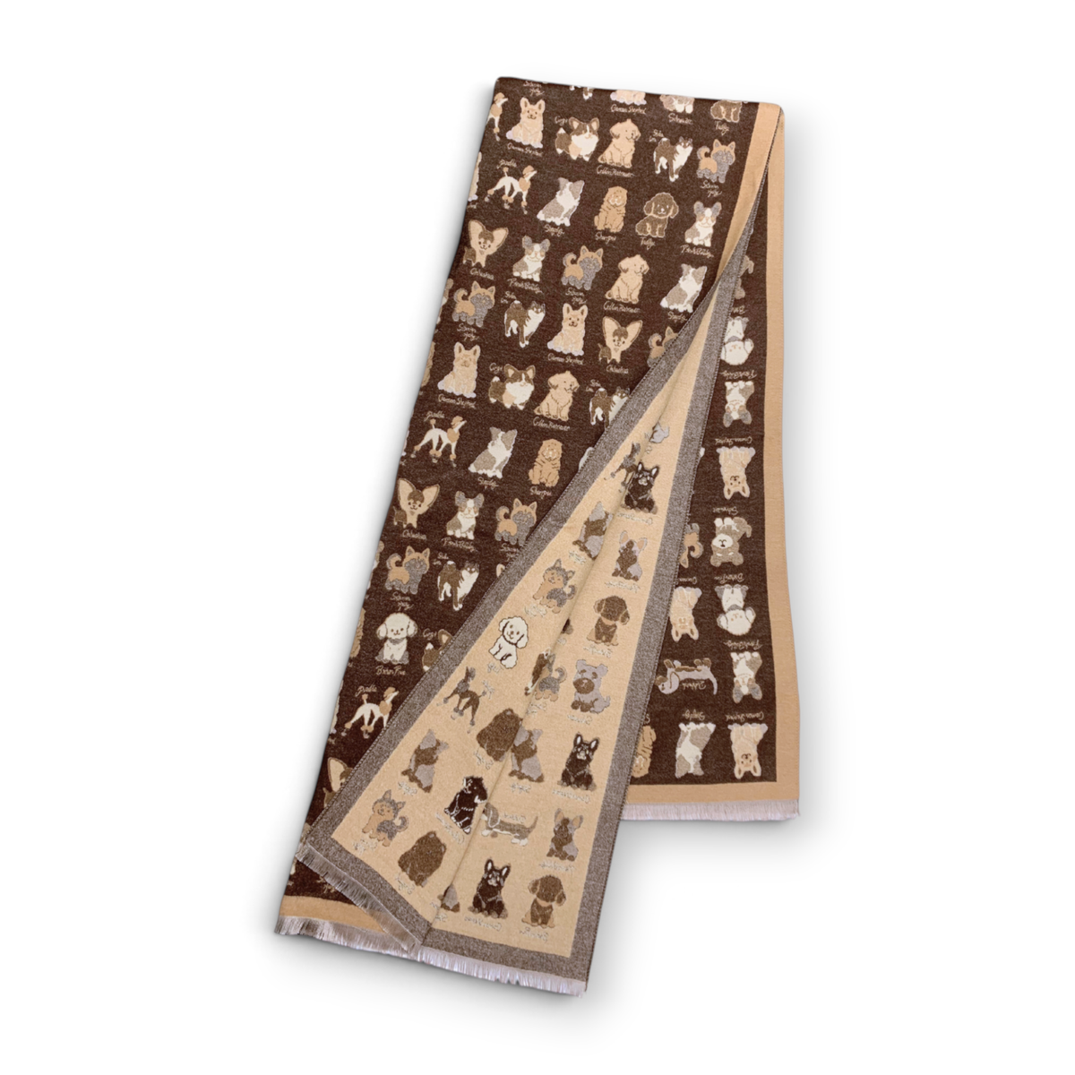 
                  
                    Dog Breeds Reversible Cashmere Blend Winter Scarf
                  
                