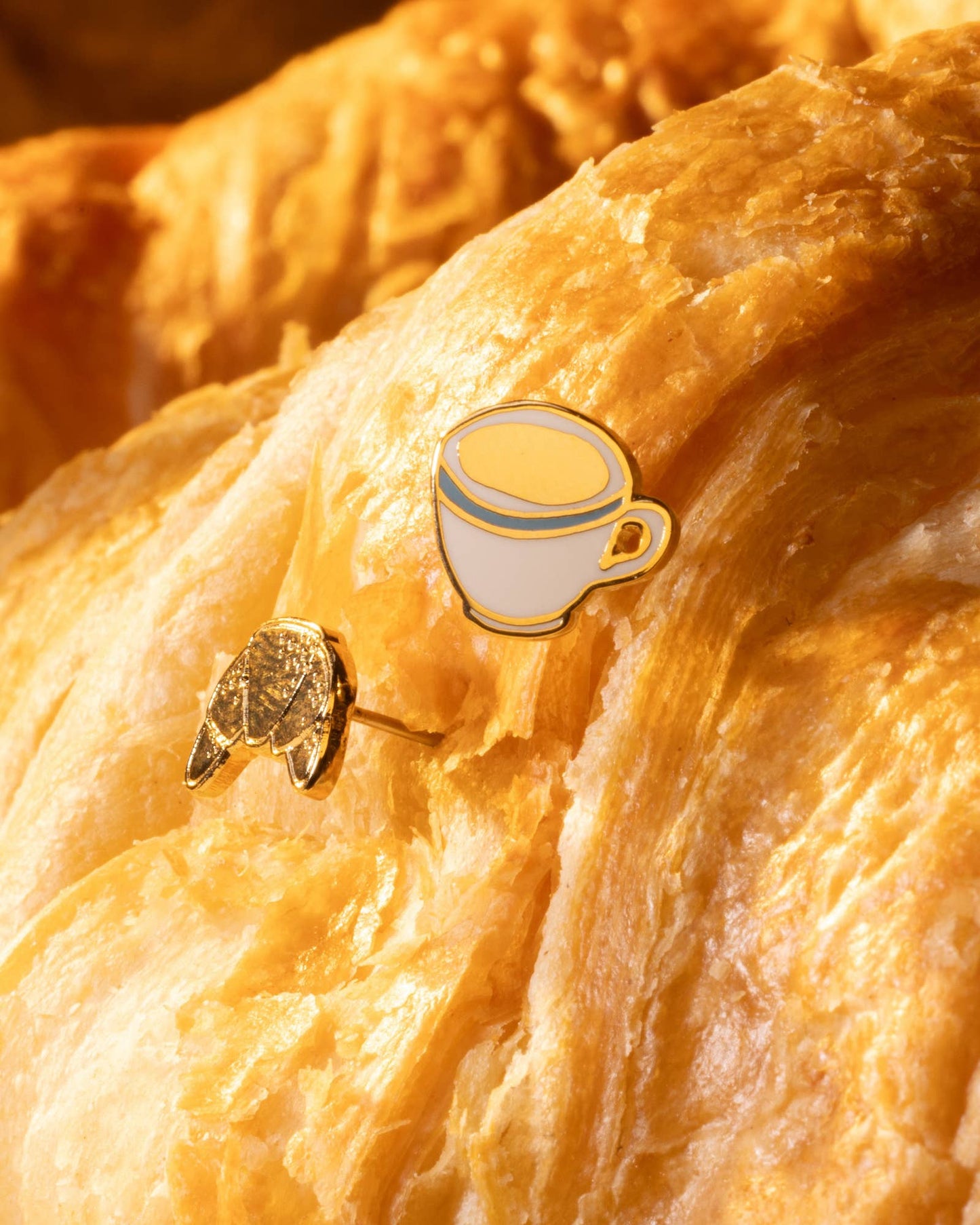 
                  
                    Croissant & Coffee Earrings by Yellow Owl
                  
                
