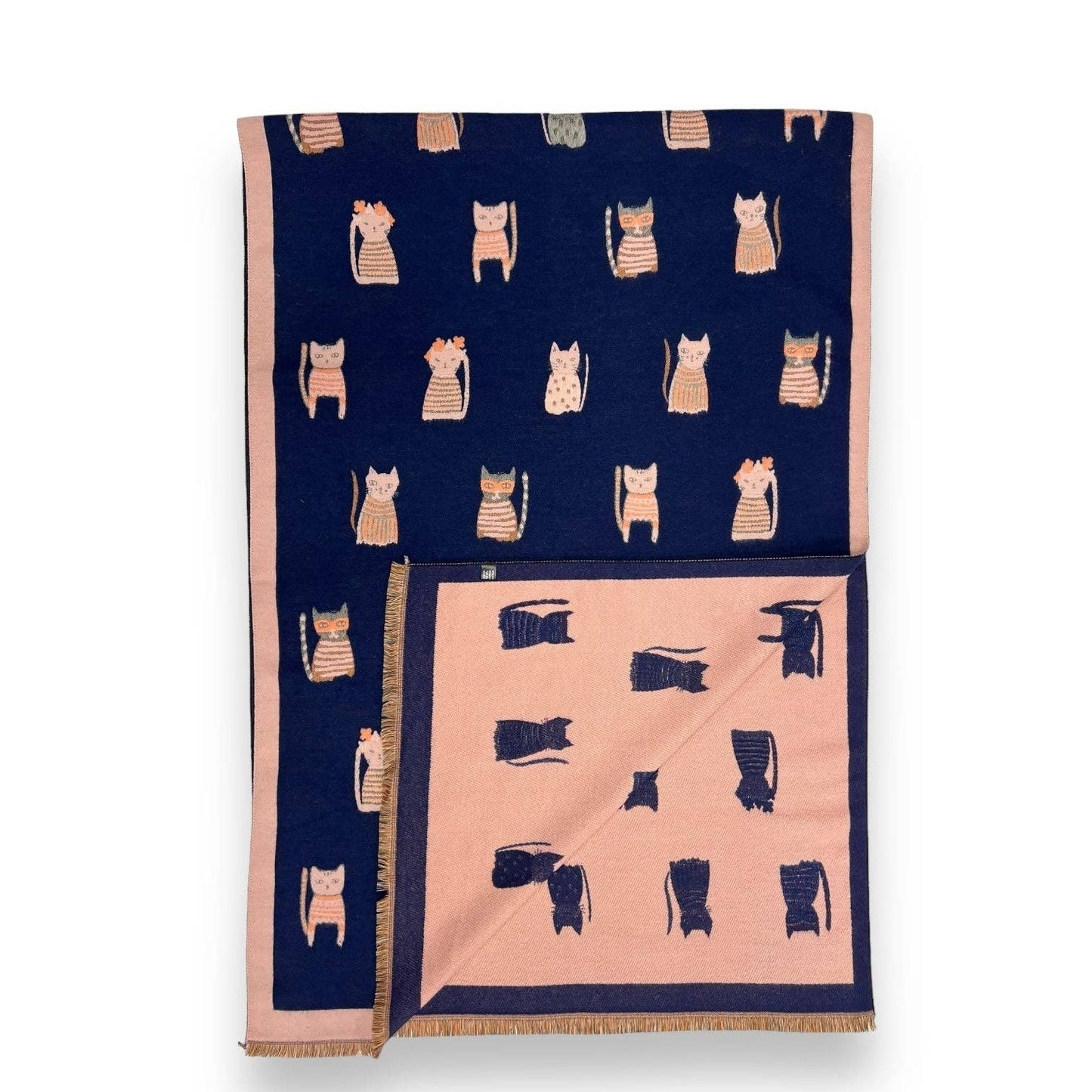 
                  
                    Cat Print Cashmere Blend Scarf
                  
                