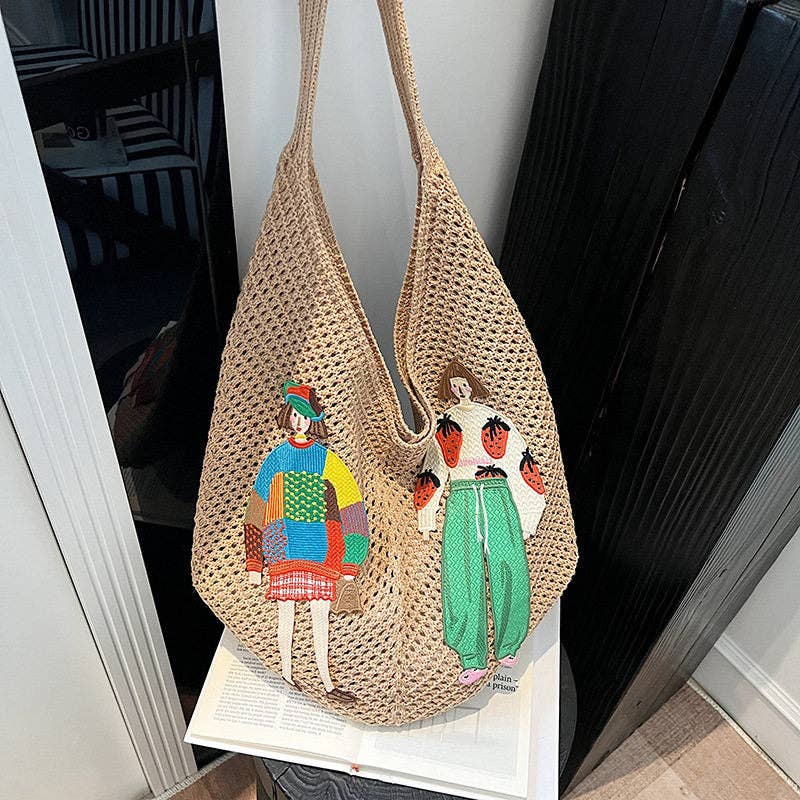 
                  
                    Off to the Market: Knit Shoulder Tote
                  
                