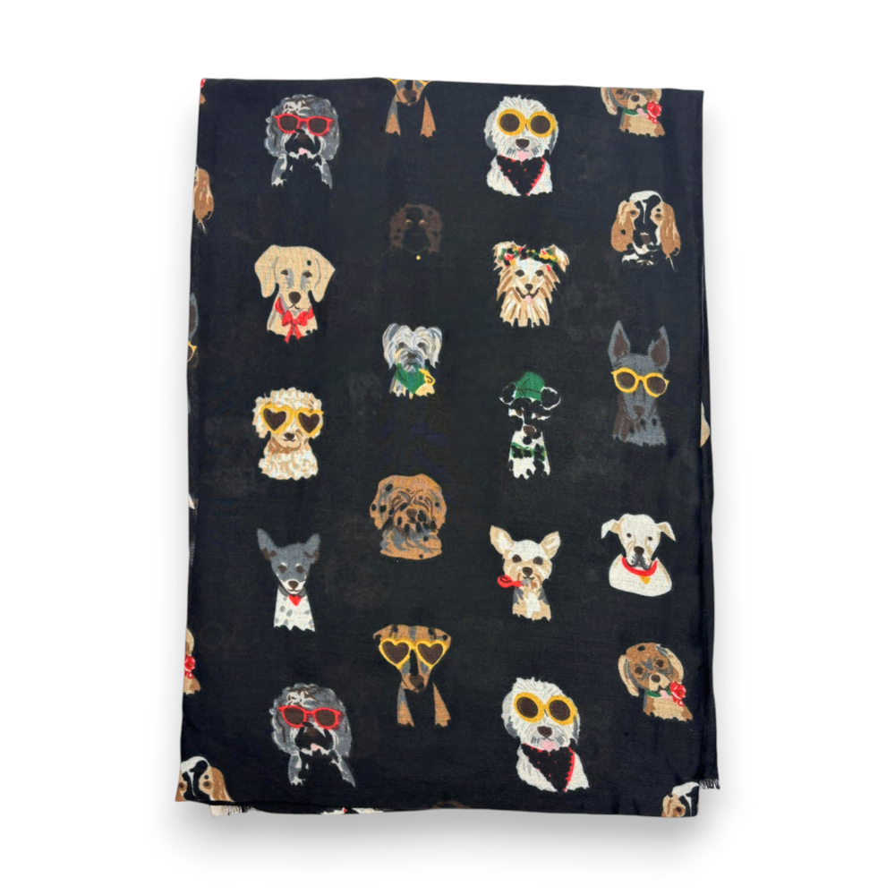 
                  
                    Accessorized Dogs Cotton Blend Scarf
                  
                