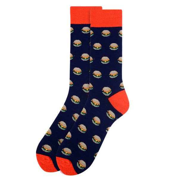 Men's Novelty Socks: Hamburgers