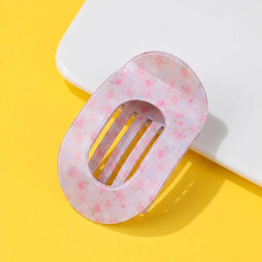 
                  
                    Jumbo Patterned Lay Flat Oval Hair Claw
                  
                