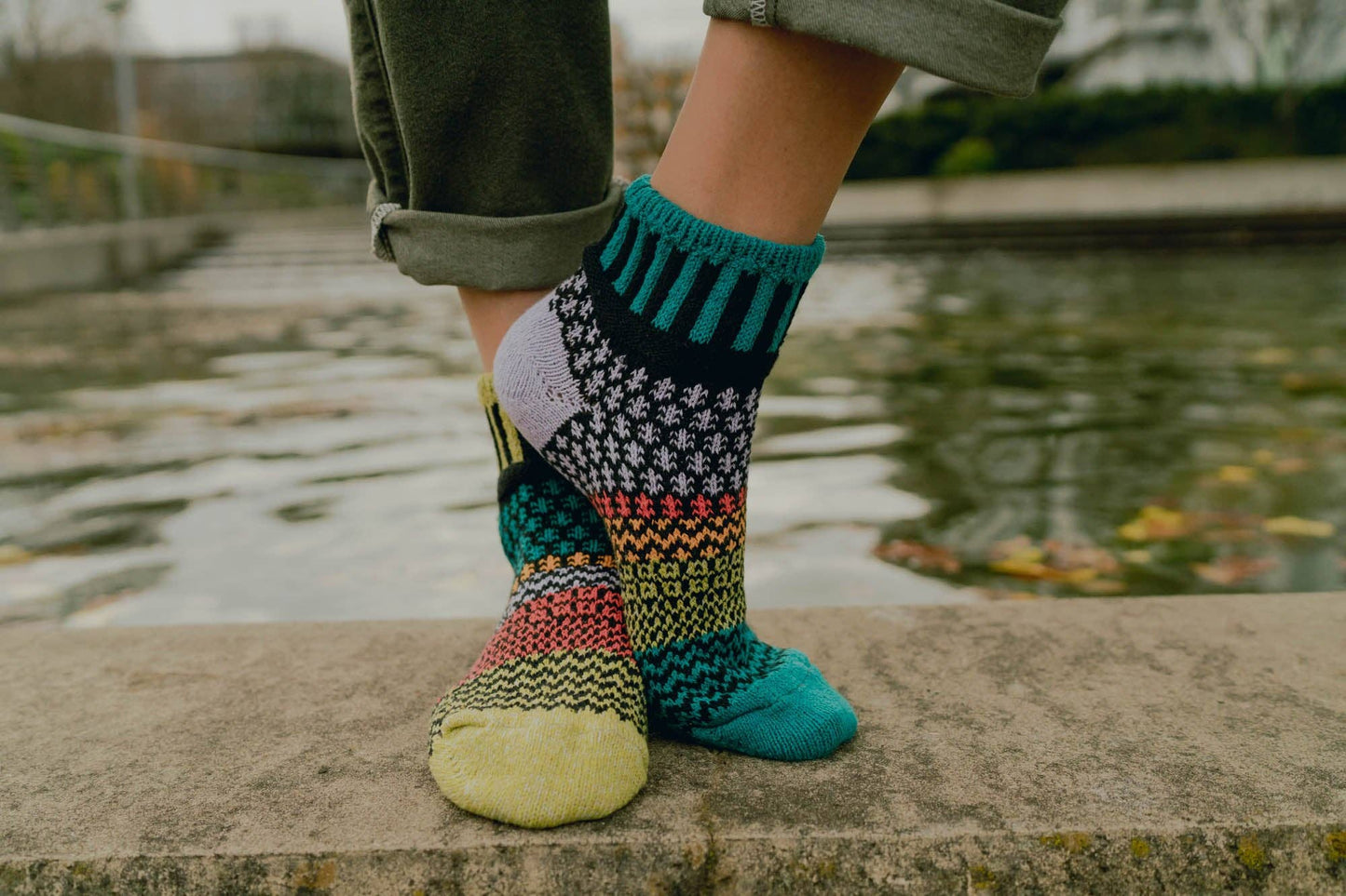 
                  
                    Artichoke Mismatched Quarter Socks 
                  
                