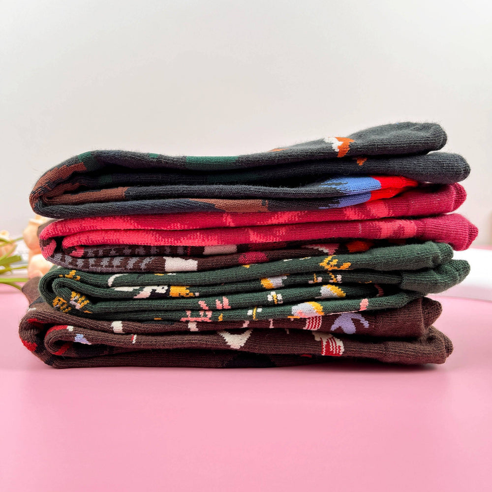 
                  
                    Oil Painting Illustrations Mid-Calf Socks
                  
                