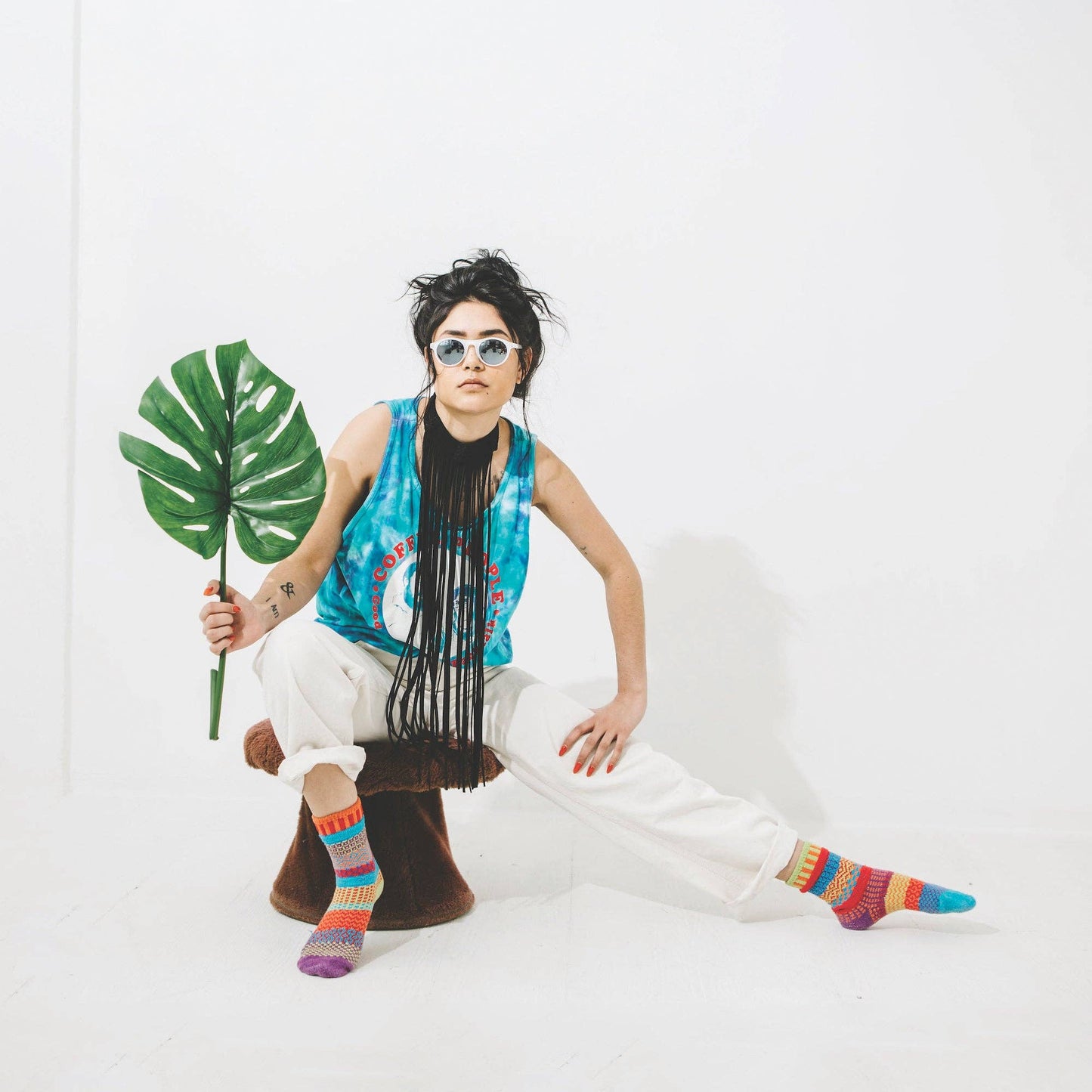 
                  
                    Cosmos Mismatch Crew Socks
                  
                