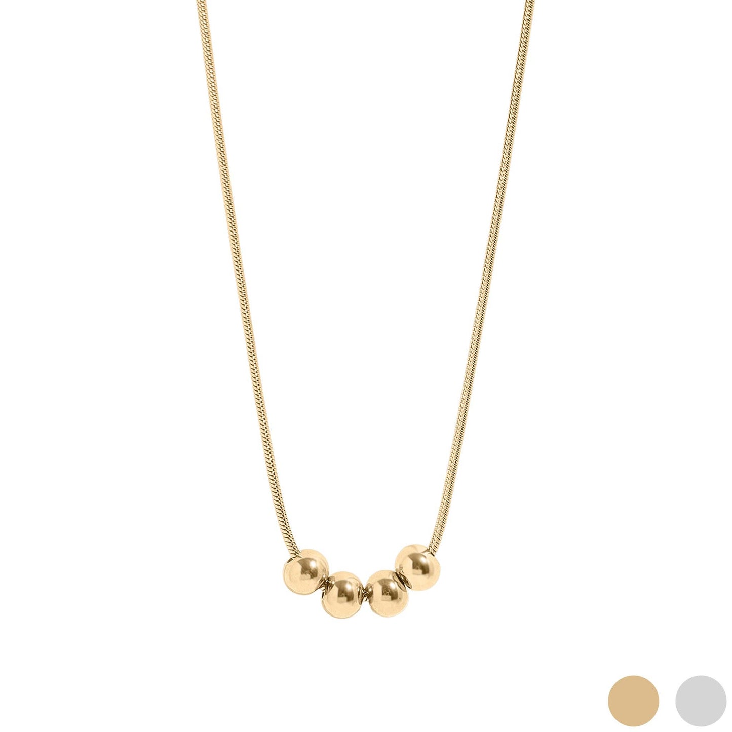 
                  
                    Reversible Bolo Ball Charm Necklace
                  
                