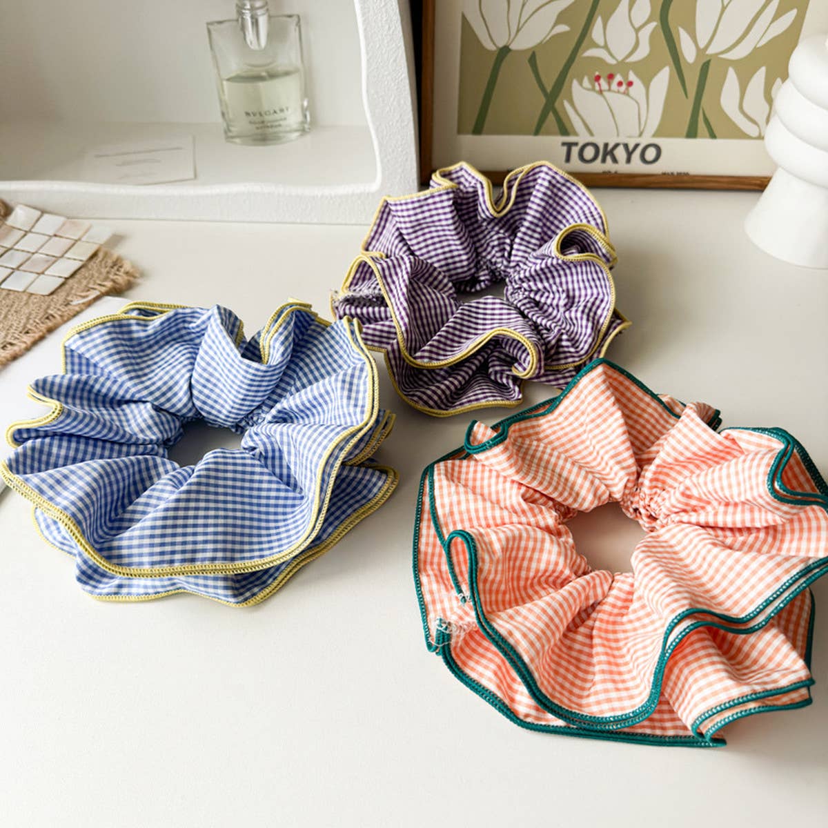 
                  
                    Jumbo Checkered Scrunchies
                  
                
