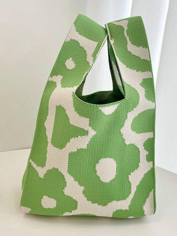 
                  
                    Knit Tote: Power Flowers
                  
                