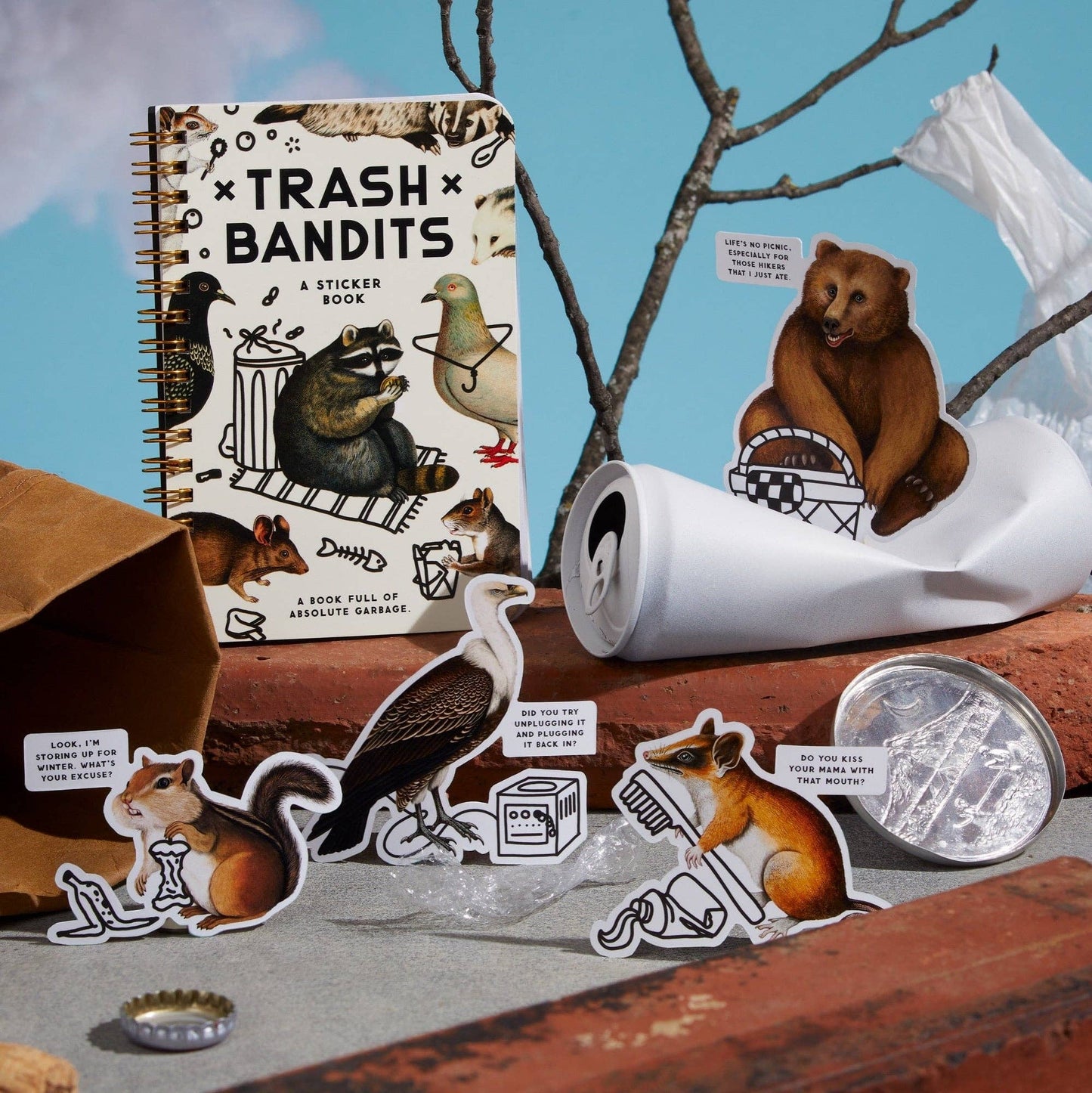 
                  
                    Trash Bandits Sticker Book by Brass Monkey
                  
                