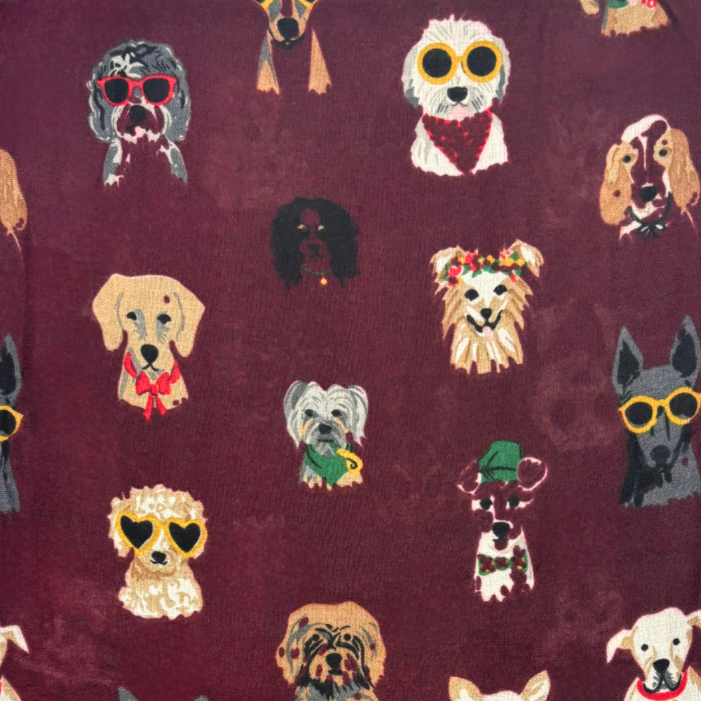 
                  
                    Accessorized Dogs Cotton Blend Scarf
                  
                