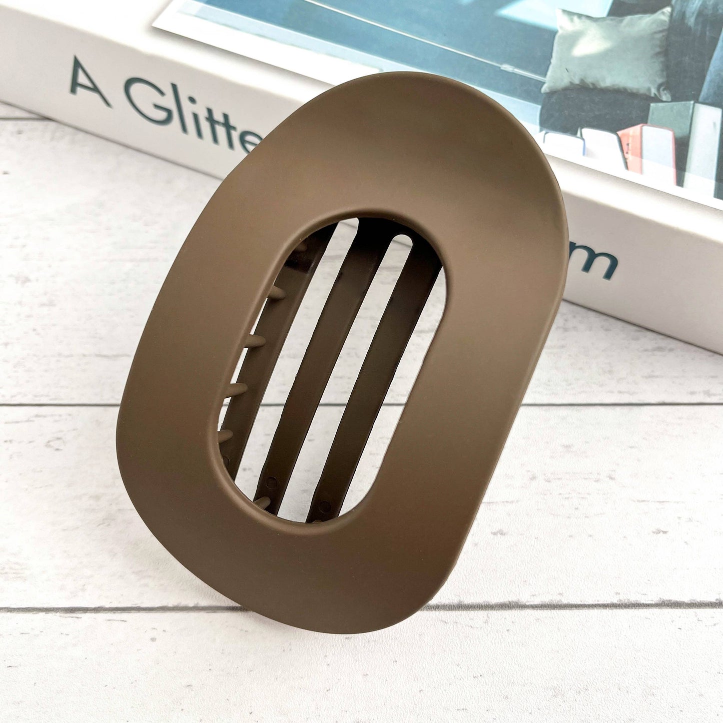 
                  
                    Matte Oval Hair Clip
                  
                