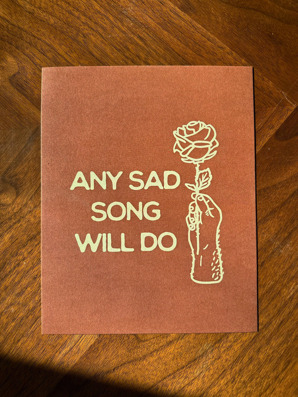 
                  
                    "Any Sad Song" 8x10 Giclee Print
                  
                