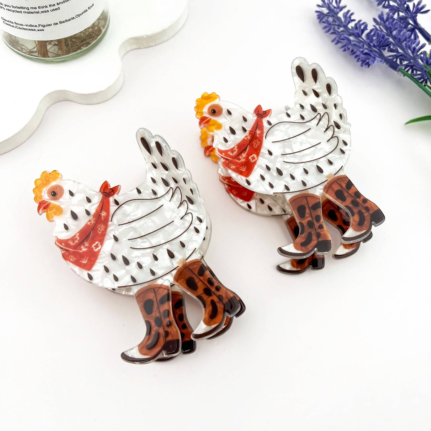 
                  
                    Cowboy Chicken Hair Claw
                  
                