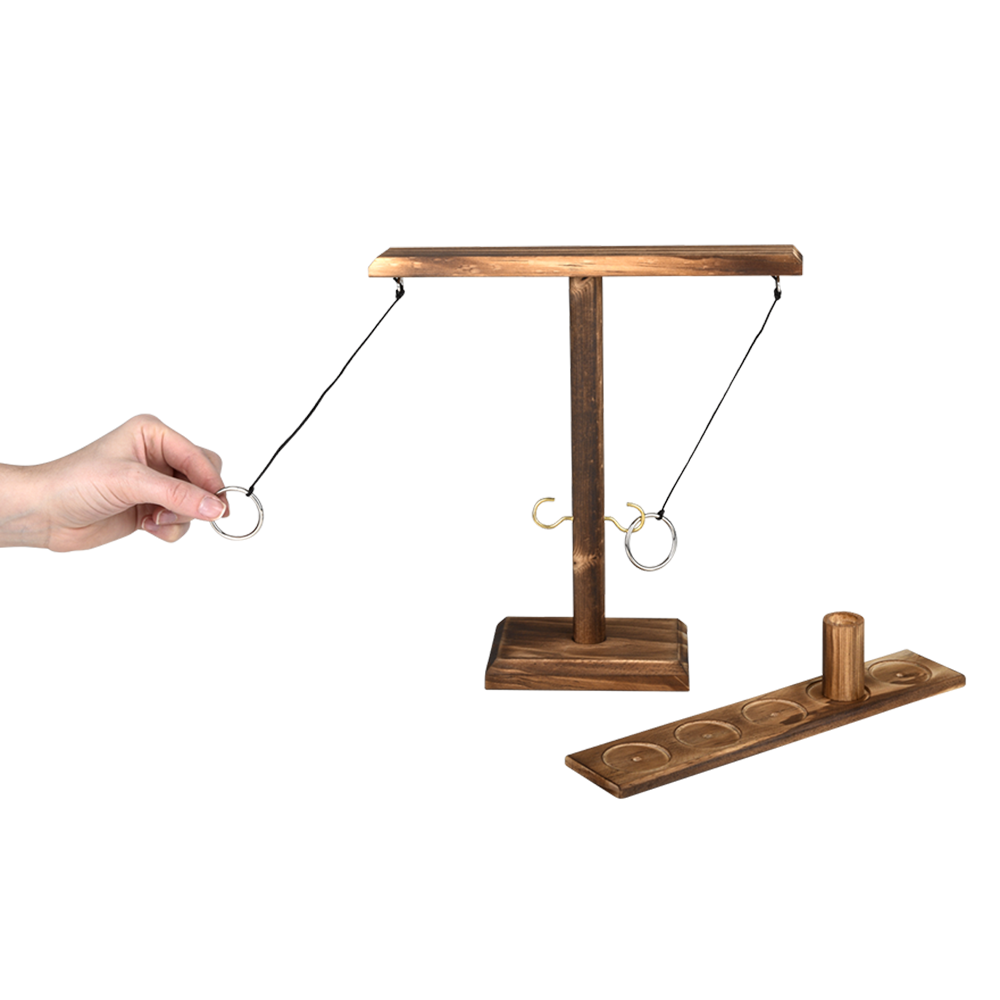 
                  
                    Wooden Table Ring Toss Game
                  
                