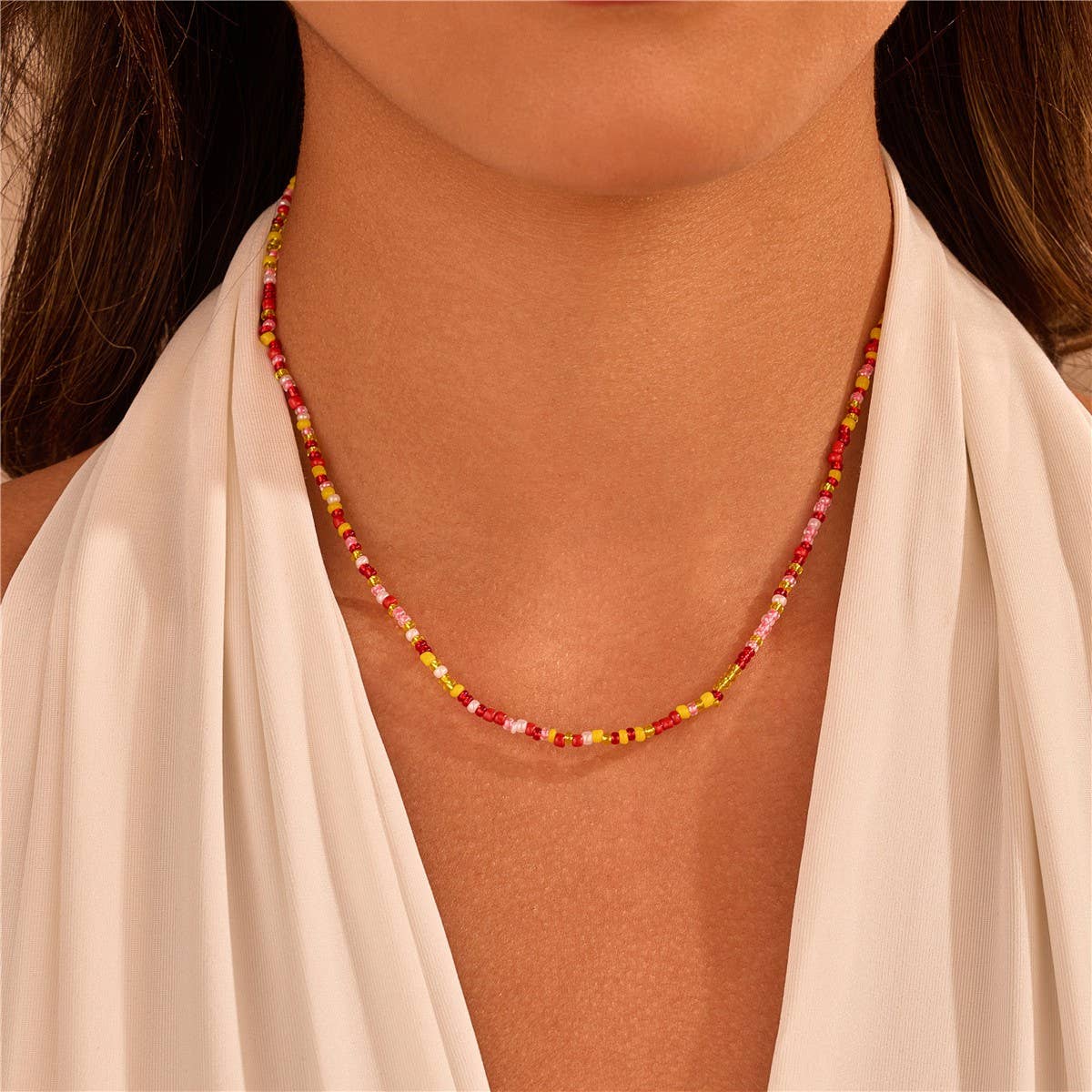 
                  
                    Colorful Beaded Necklace
                  
                