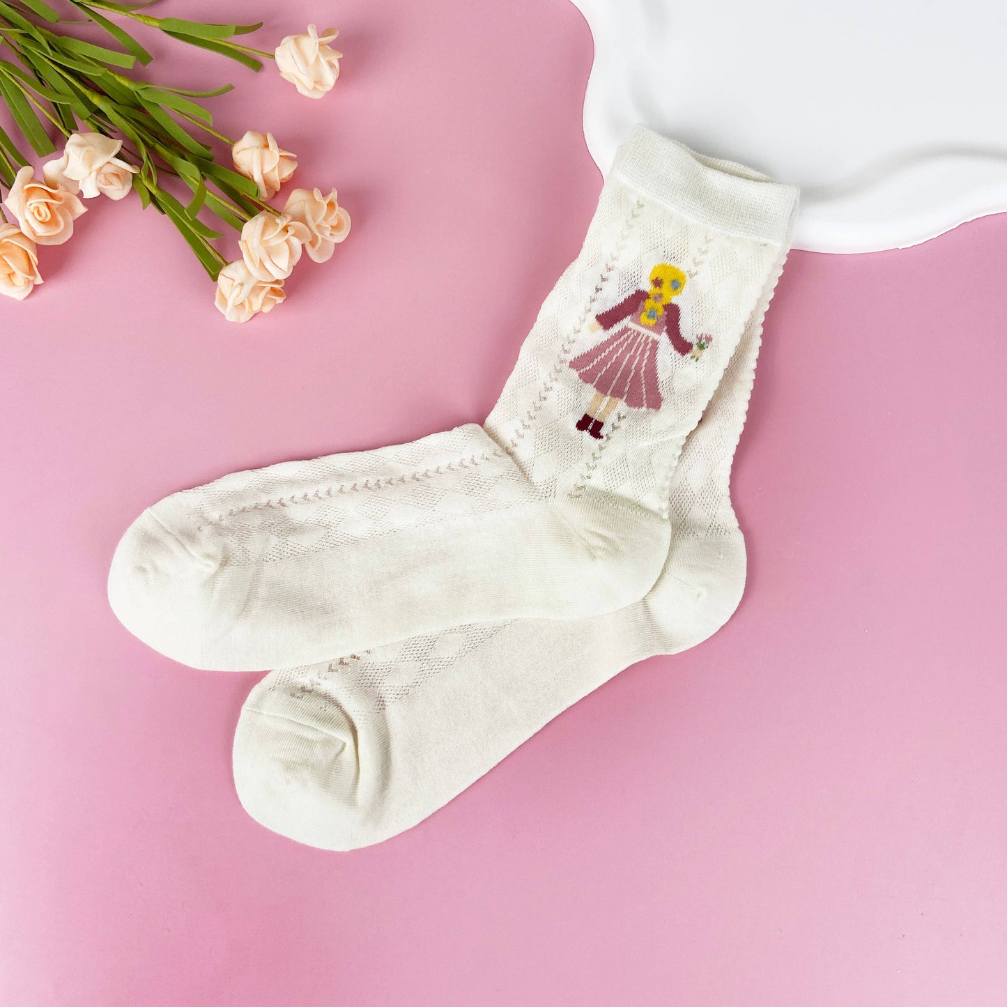 
                  
                    Storybook Girl Mesh Socks
                  
                