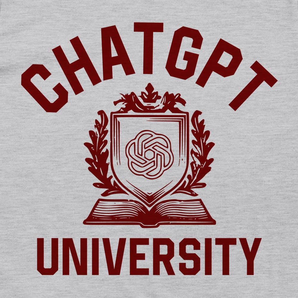 
                  
                    ChatGPT University Tee
                  
                