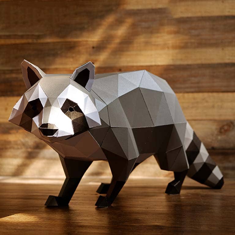 
                  
                    Raccoon 3D Kirigami Model
                  
                
