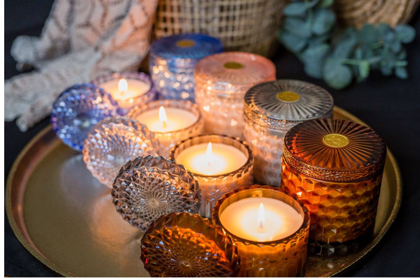 
                  
                    Heathered Suede Smokey Gray Shimmer Candle: 8oz
                  
                