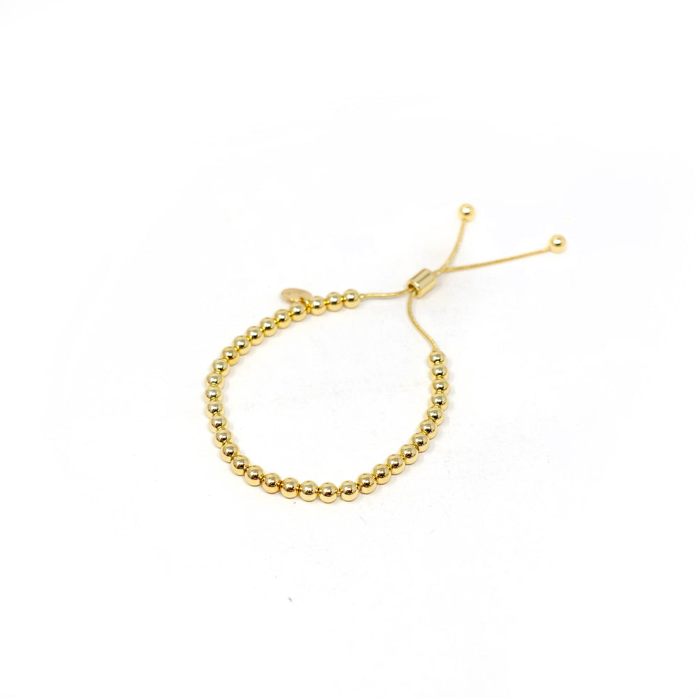 Gold Adjustable Bolo Bracelet