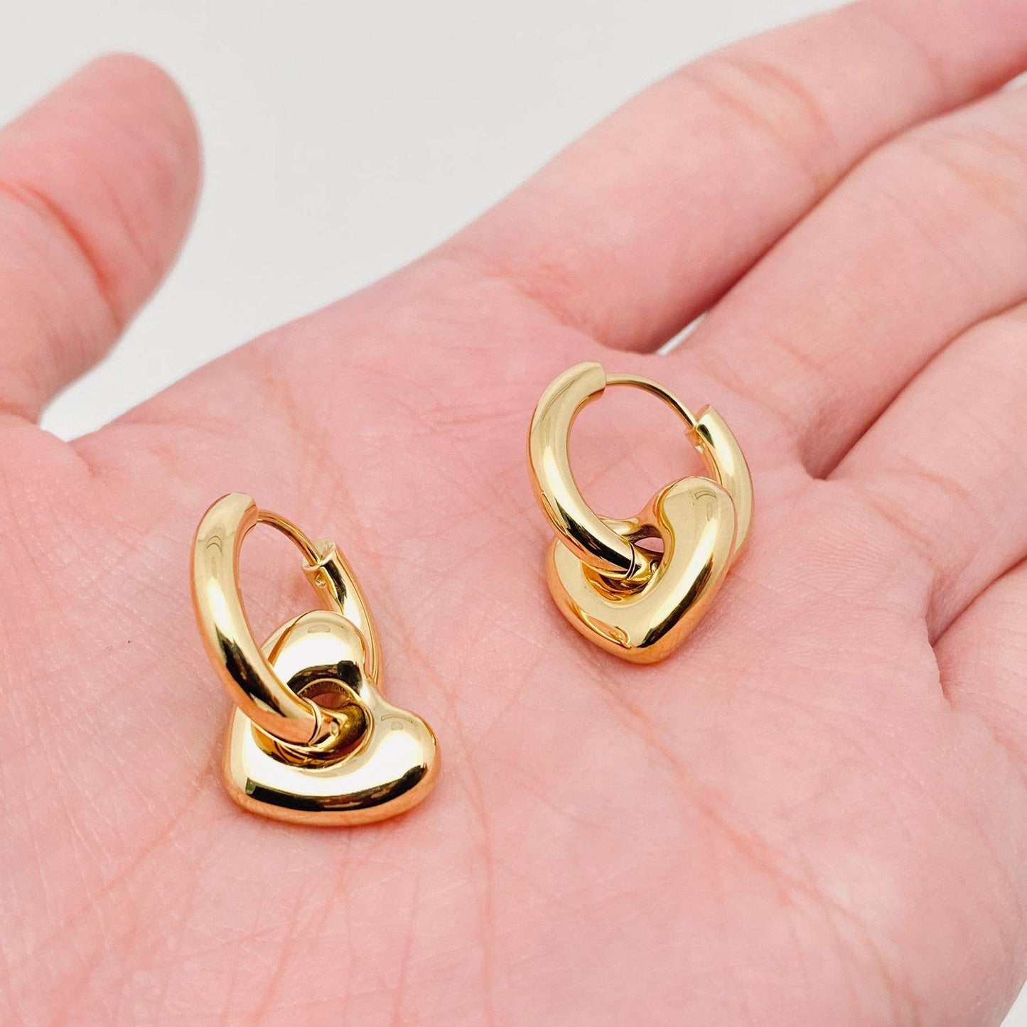 
                  
                    Heart Charm Huggies
                  
                