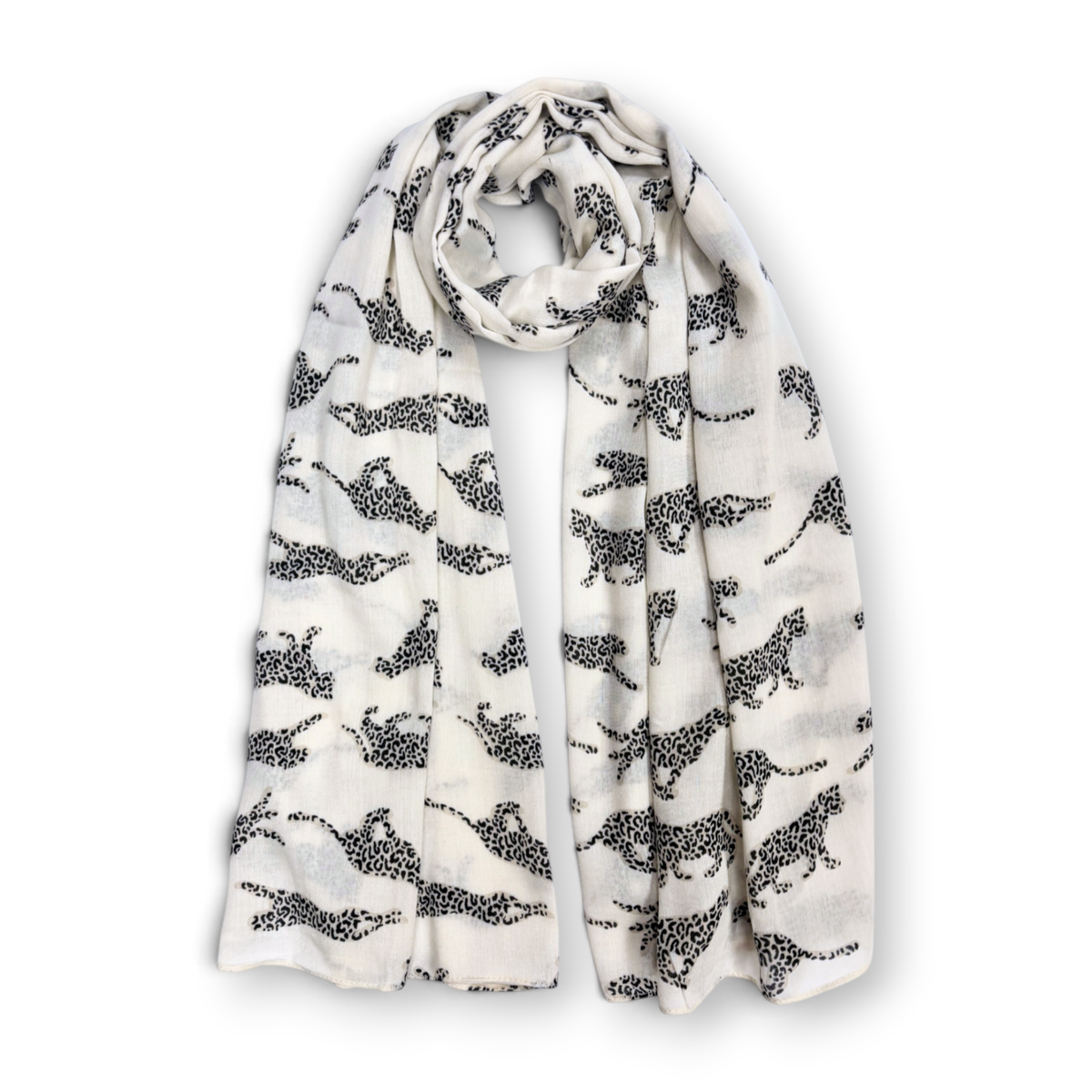 
                  
                    Pouncing Cheetah Cotton Blend Scarf
                  
                