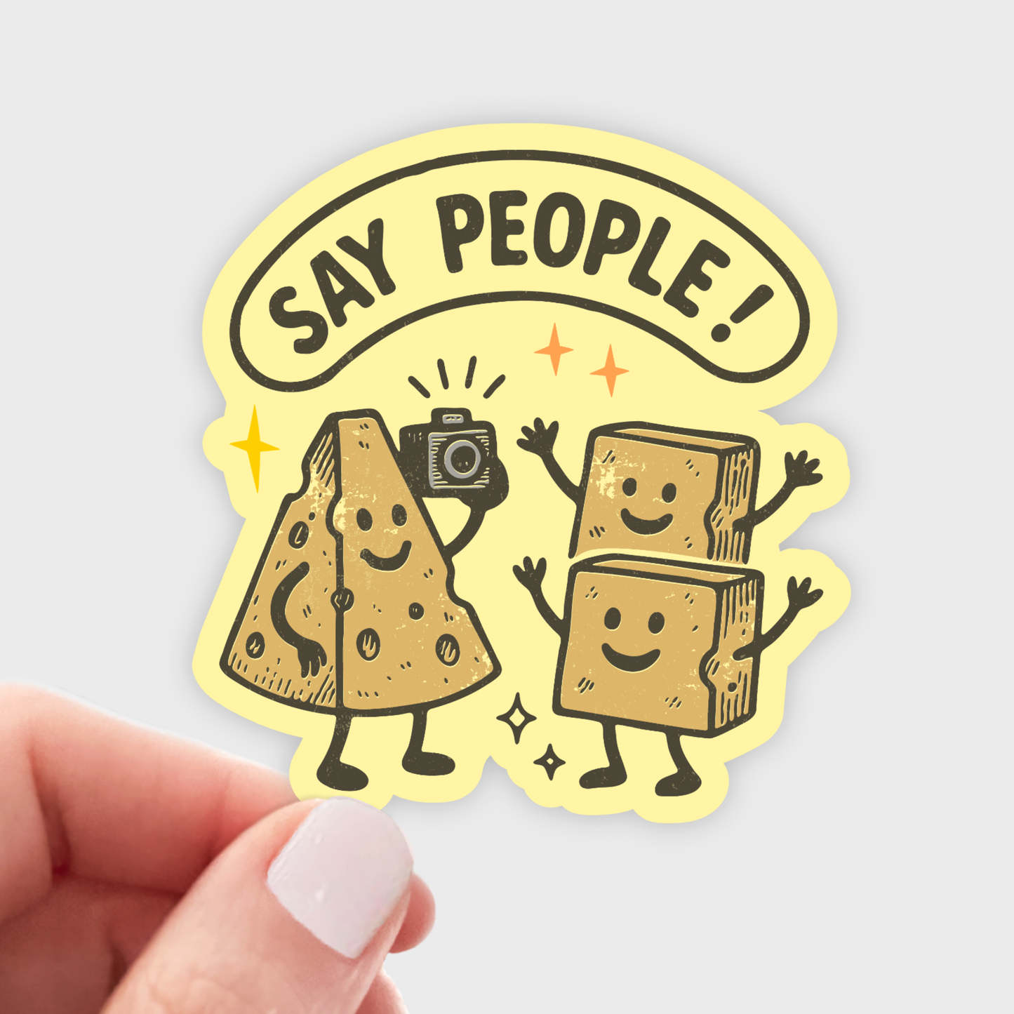 
                  
                    Say People! Sticker
                  
                
