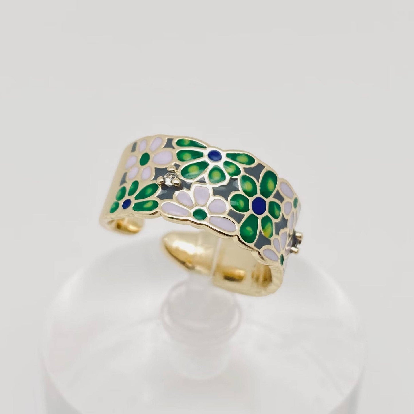 
                  
                    Enamel Illustrative Adjustable Ring
                  
                