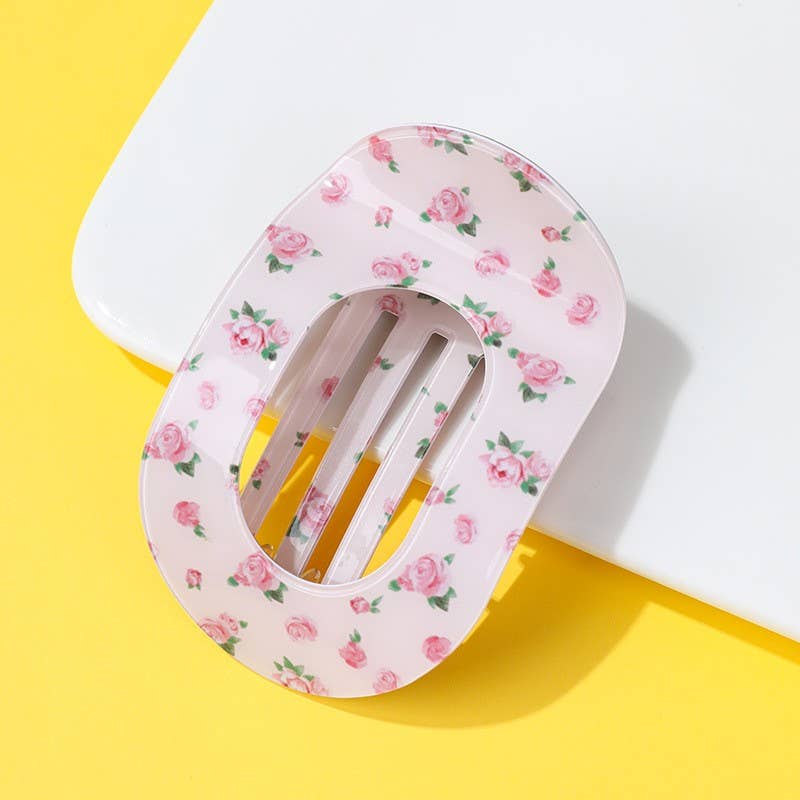 
                  
                    Jumbo Patterned Lay Flat Oval Hair Claw
                  
                