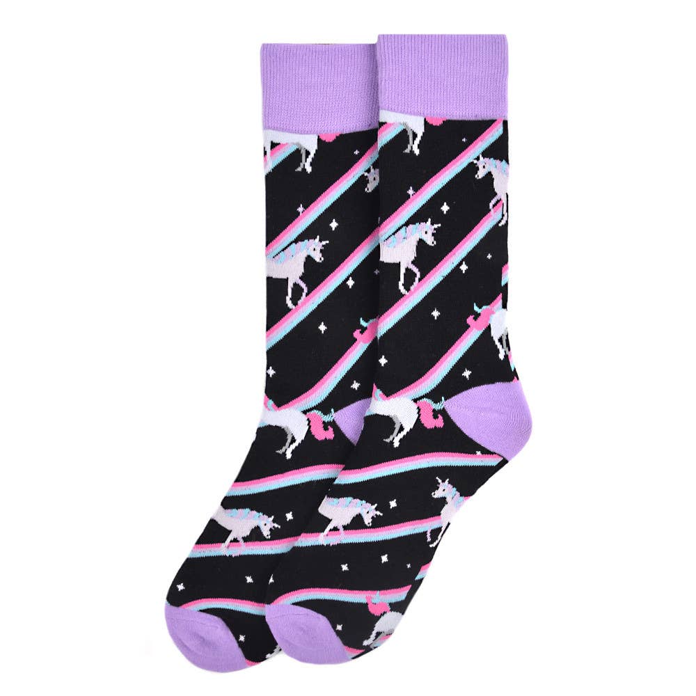 Men's Novelty Socks: Unicorn