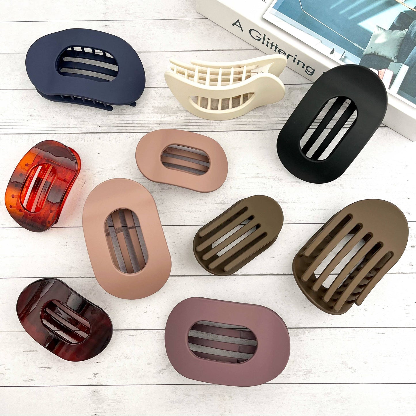 
                  
                    Matte Oval Hair Clip
                  
                