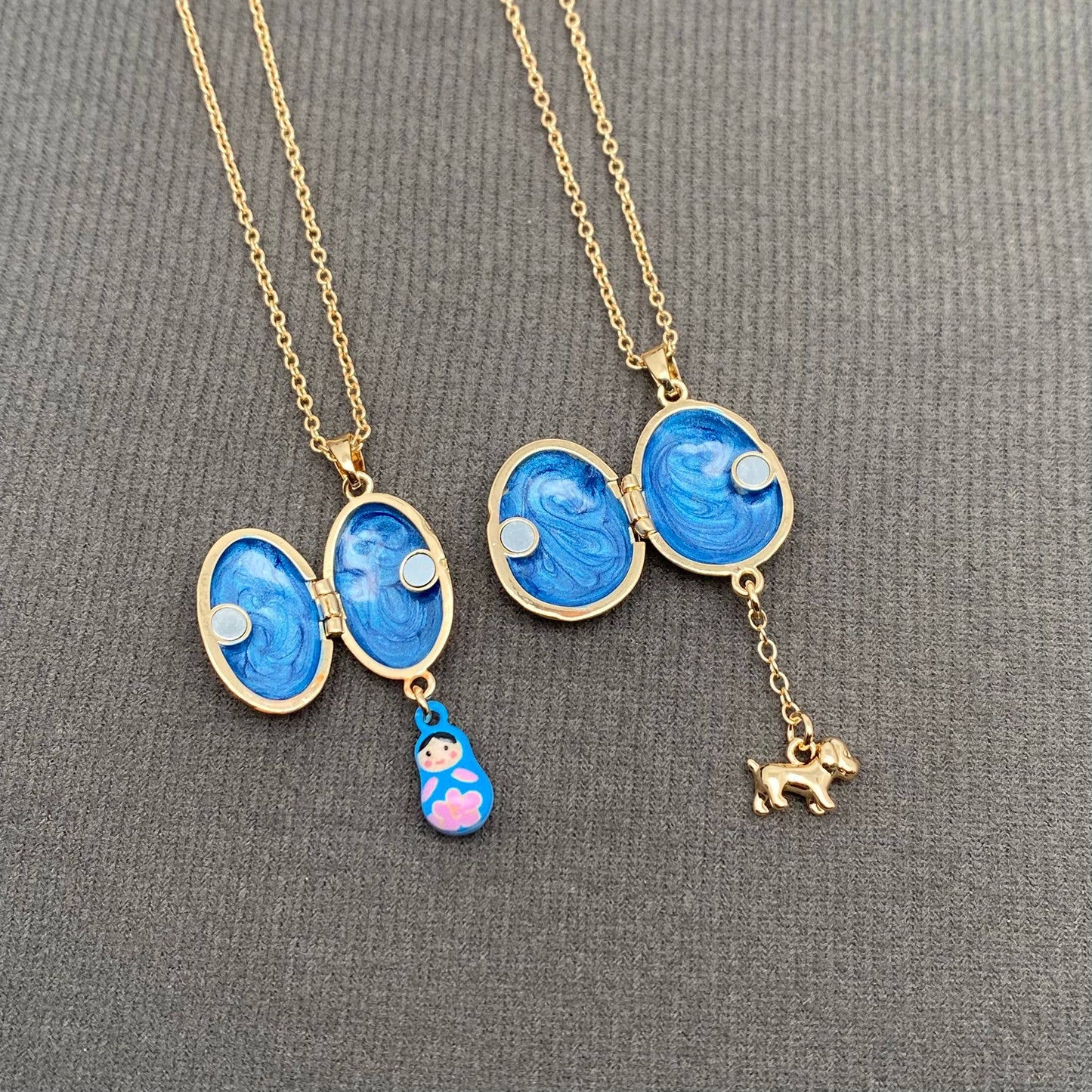 
                  
                    Novelty Locket Charm Necklace
                  
                