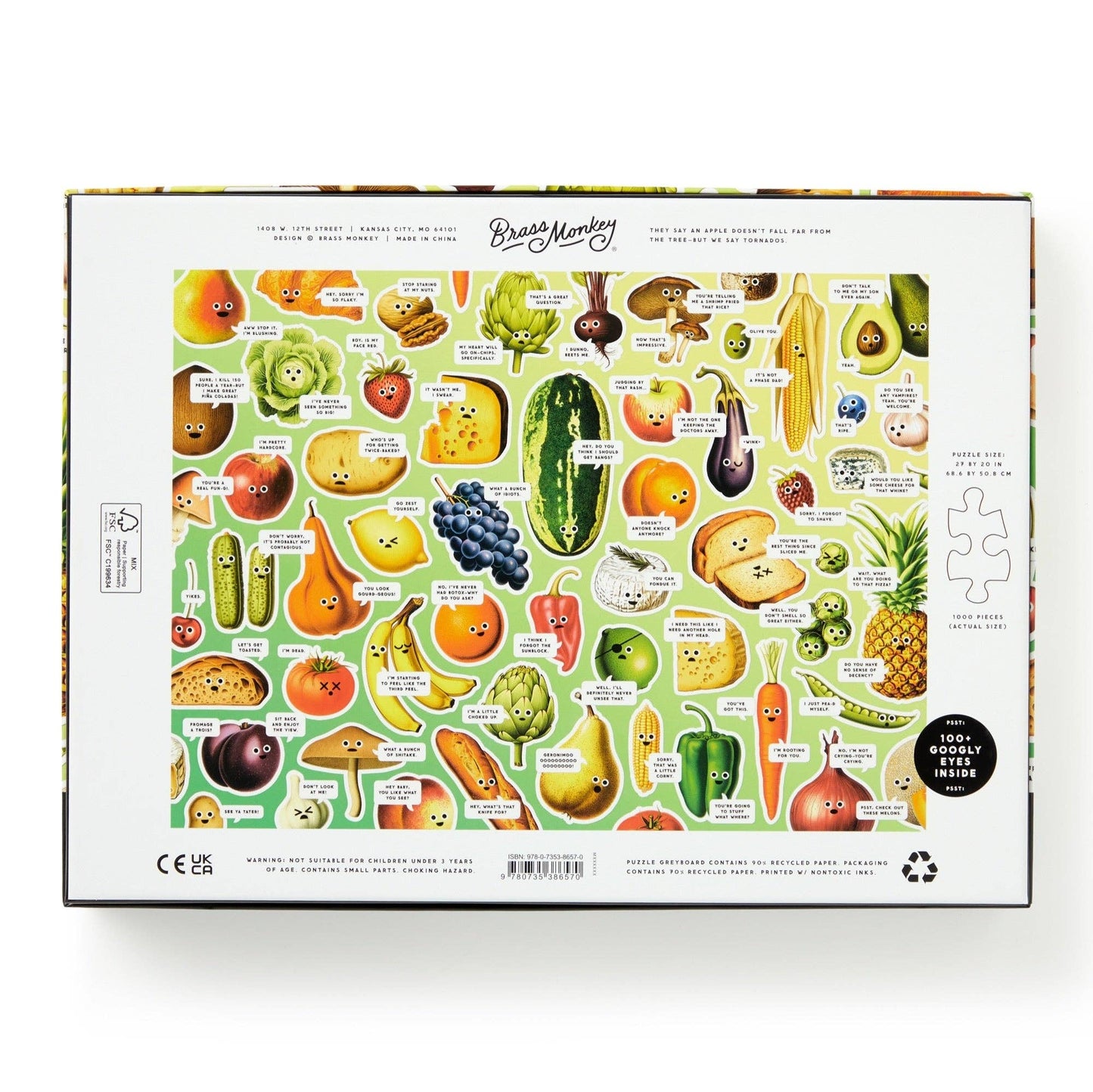 
                  
                    Googly Food by Brass Monkey: 1000 Piece Puzzle
                  
                