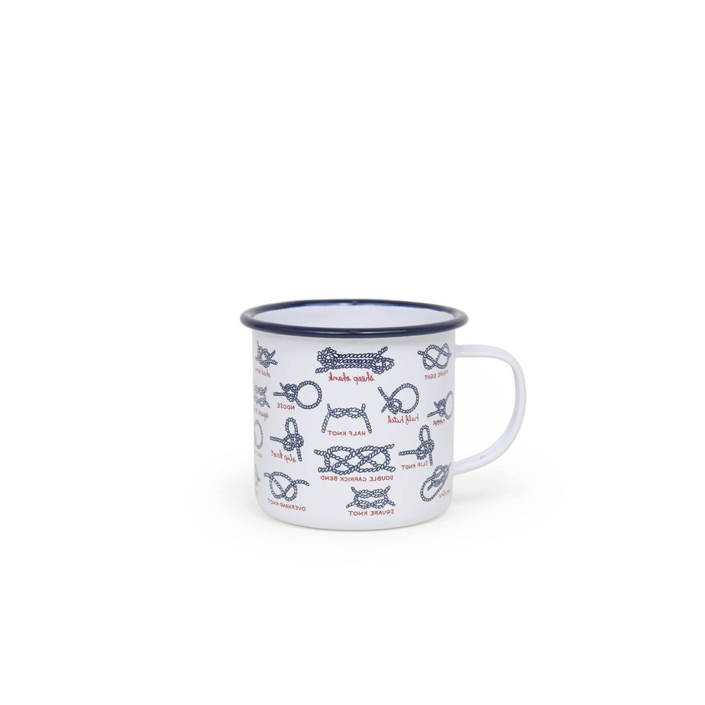 Enamelware 16 oz Mug - Knots