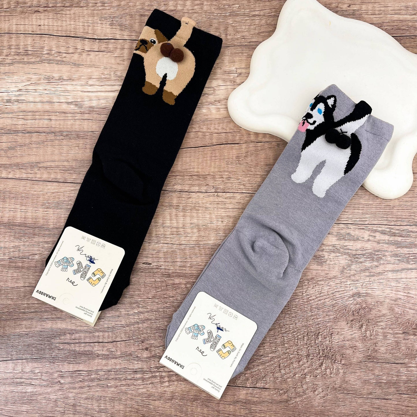 
                  
                    Puppy Booty Mid Calf Socks
                  
                