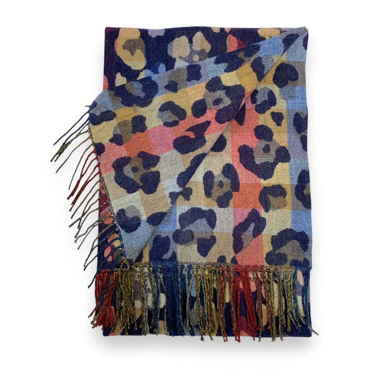 
                  
                    Colour Play Leopard Cashmere Blend Winter Scarf
                  
                