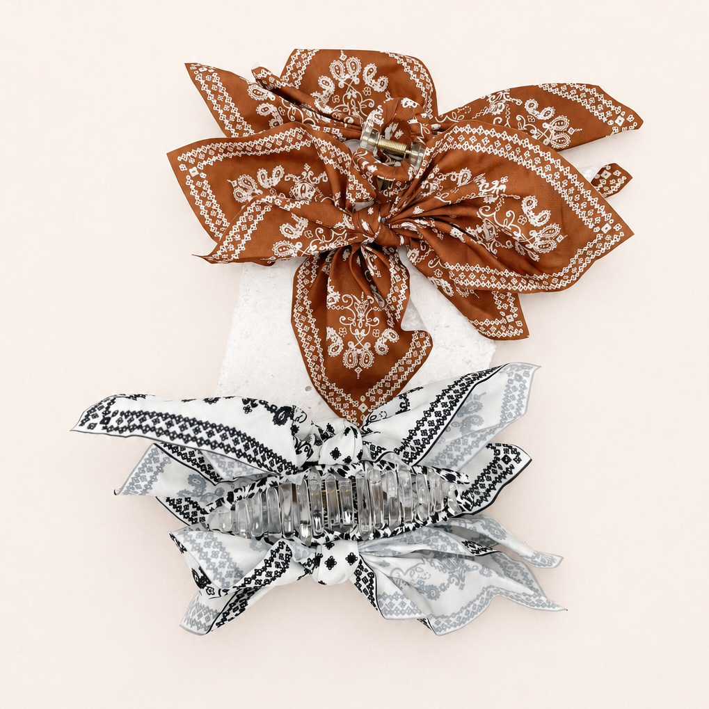 
                  
                    Bandana Bow Hair Claw
                  
                