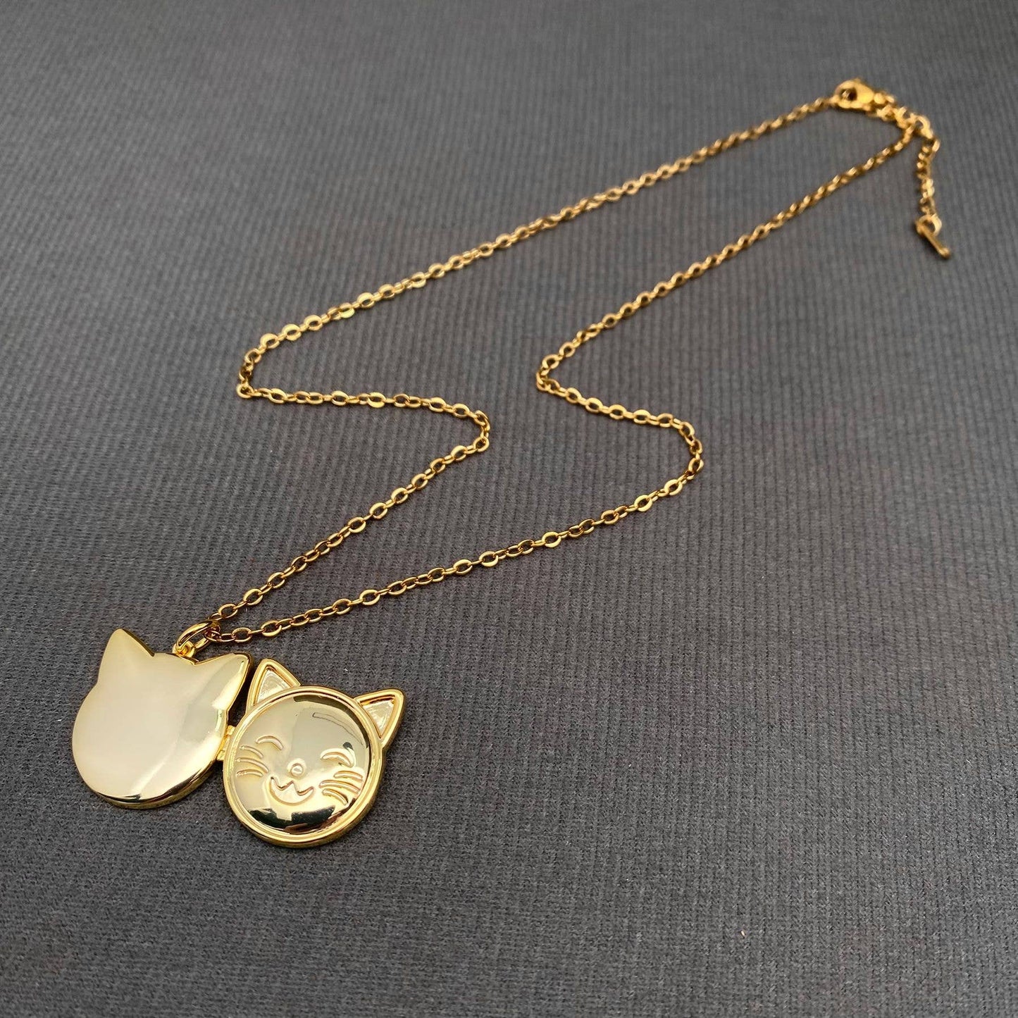 
                  
                    Cat Locket Necklace
                  
                