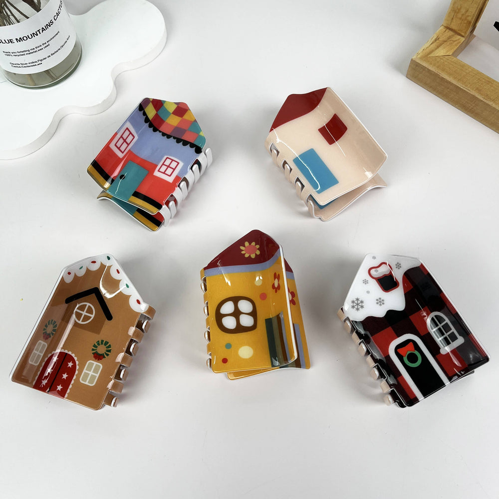 
                  
                    Gingerbread and Village House Hair Claw
                  
                