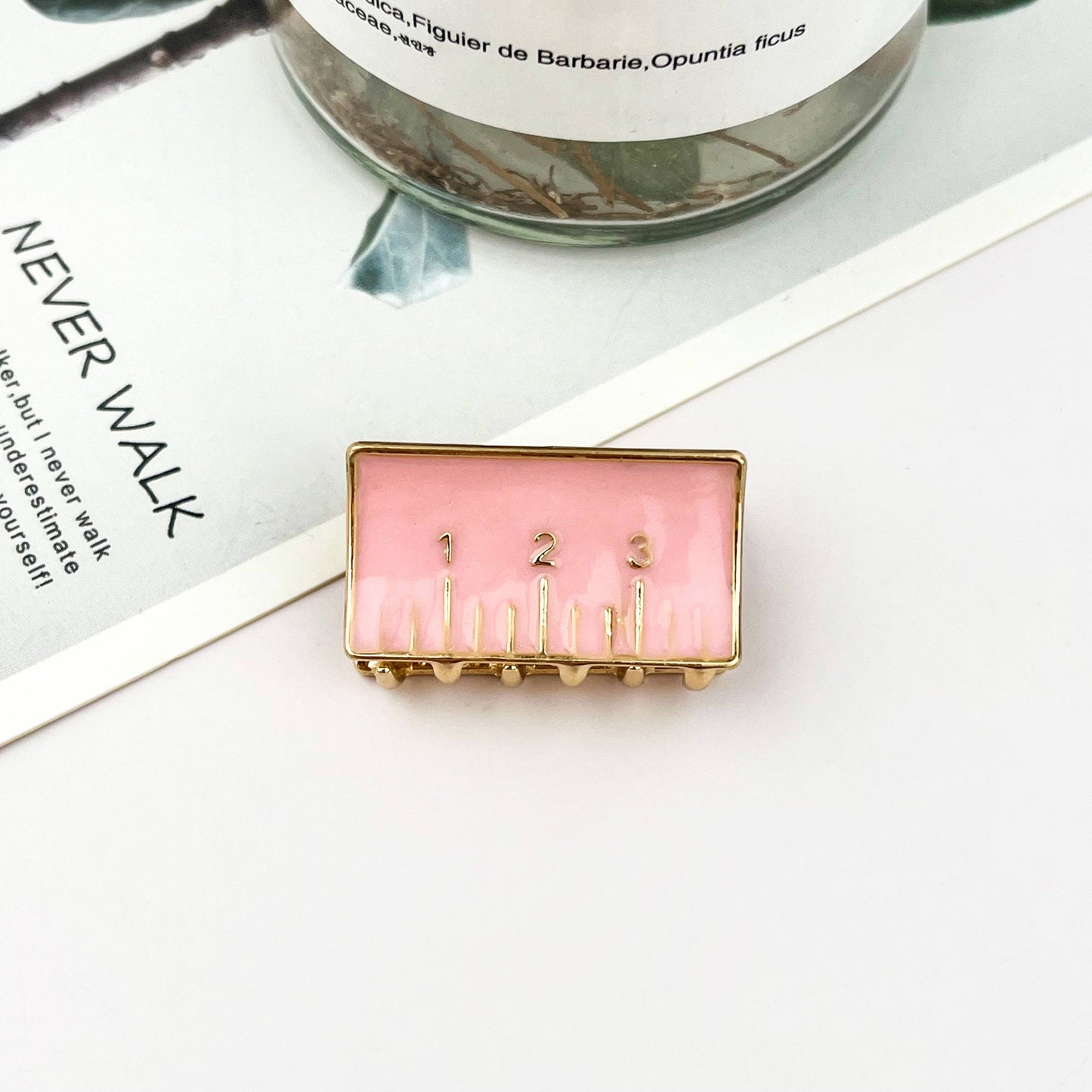 
                  
                    Rhinestone and Enamel Back to School Hair Claws
                  
                