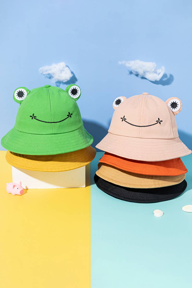 
                  
                    Kid's Happy Frog Bucket Hat
                  
                