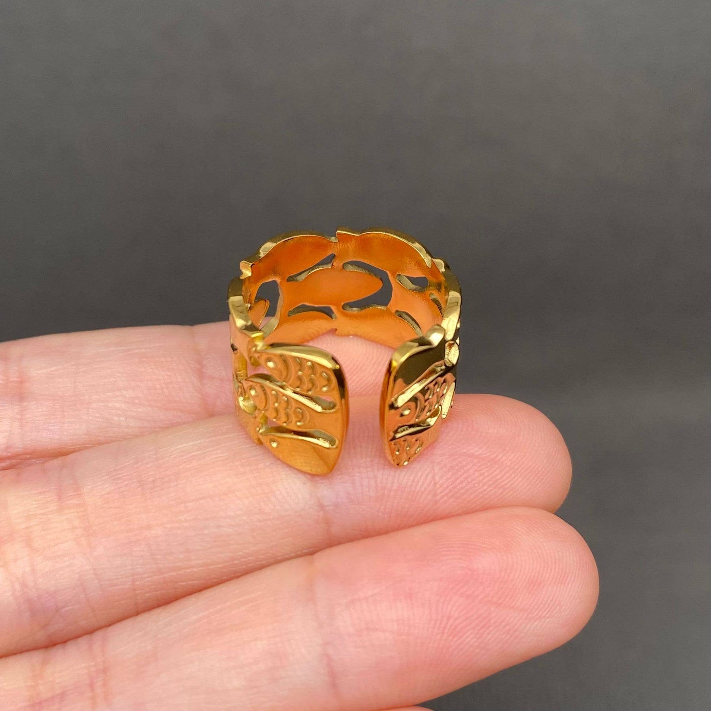 
                  
                    Shoal of Fish Adjustable Ring
                  
                