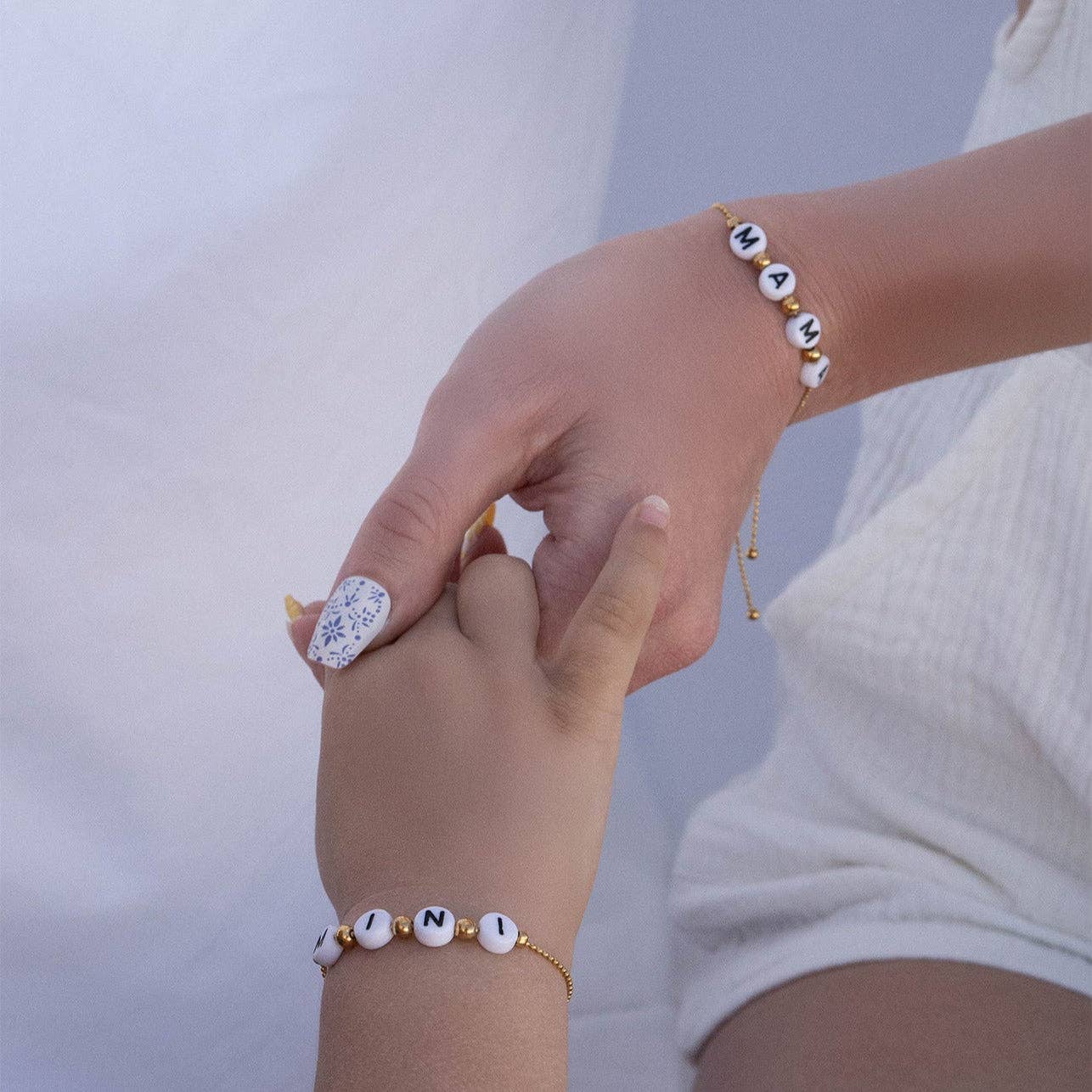 
                  
                    "Mama" Ball Chain Pull Through Bracelet
                  
                