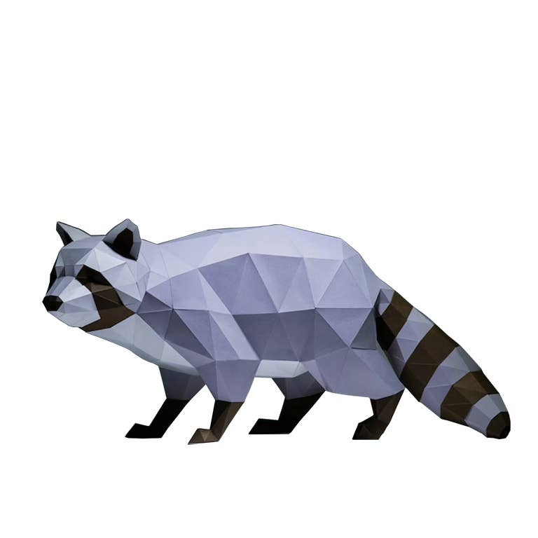 
                  
                    Raccoon 3D Kirigami Model
                  
                